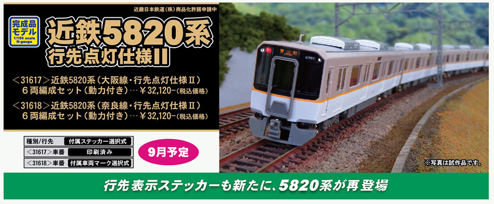グリーンマックス 近鉄5820系 大阪線 - 鉄道模型